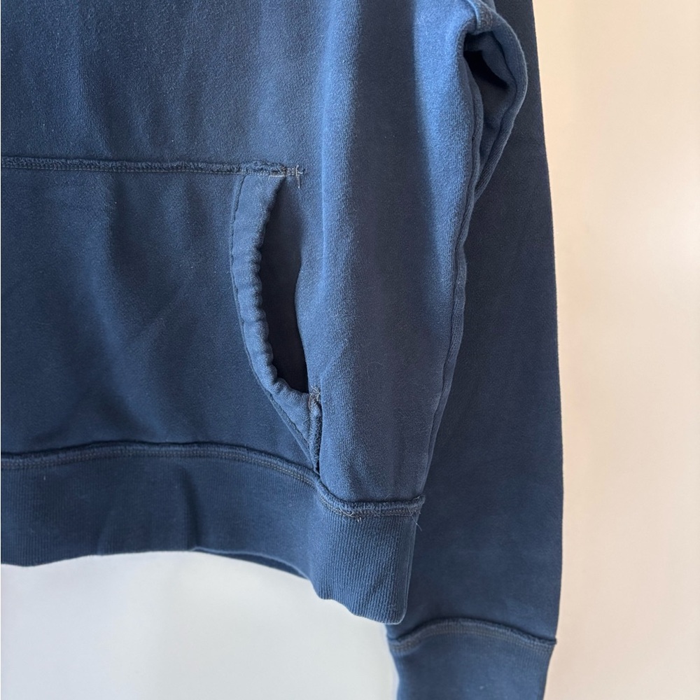 Hollister Dark Blue Hoodie with Logo - Picture 3 of 10